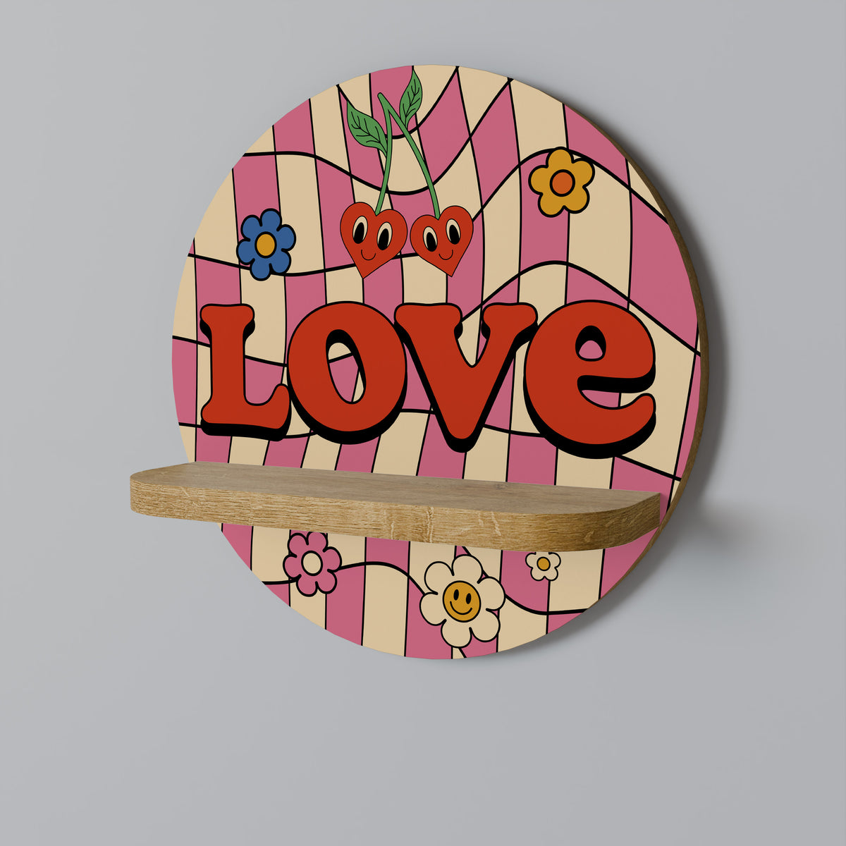 ROCKING LOVE Dekoratives Wandregal