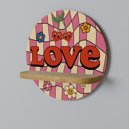 ROCKING LOVE Dekoratives Wandregal