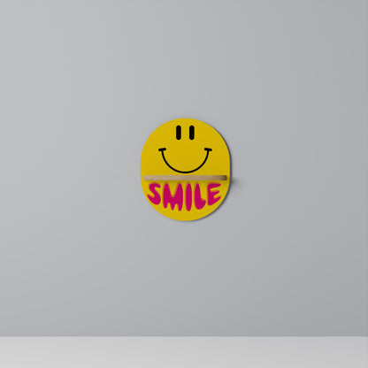 KEEP SMILING Dekoratives Wandregal