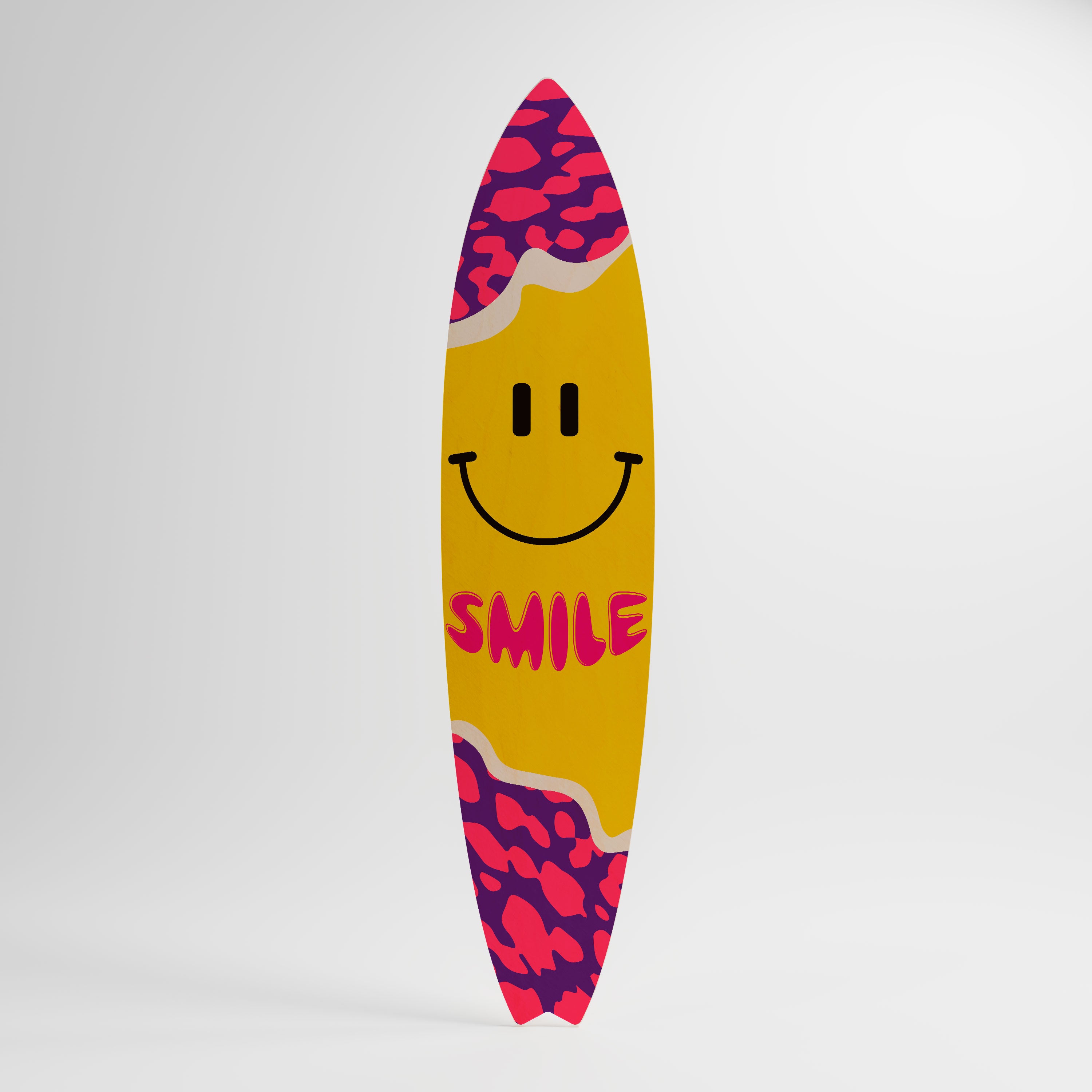 KEEP SMILING Deko-Surfboard