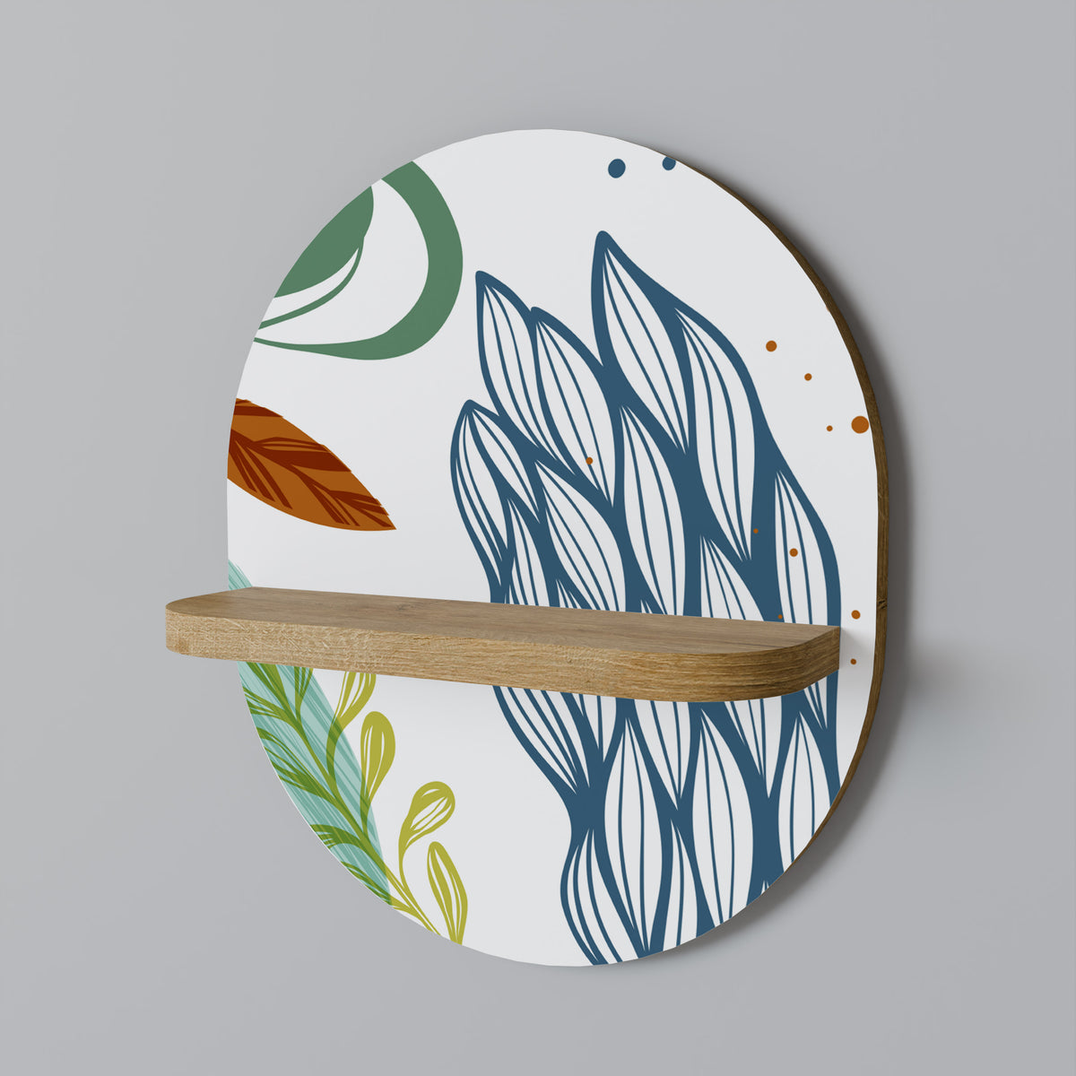 BOTANICAL HURRICANE Art Shelf