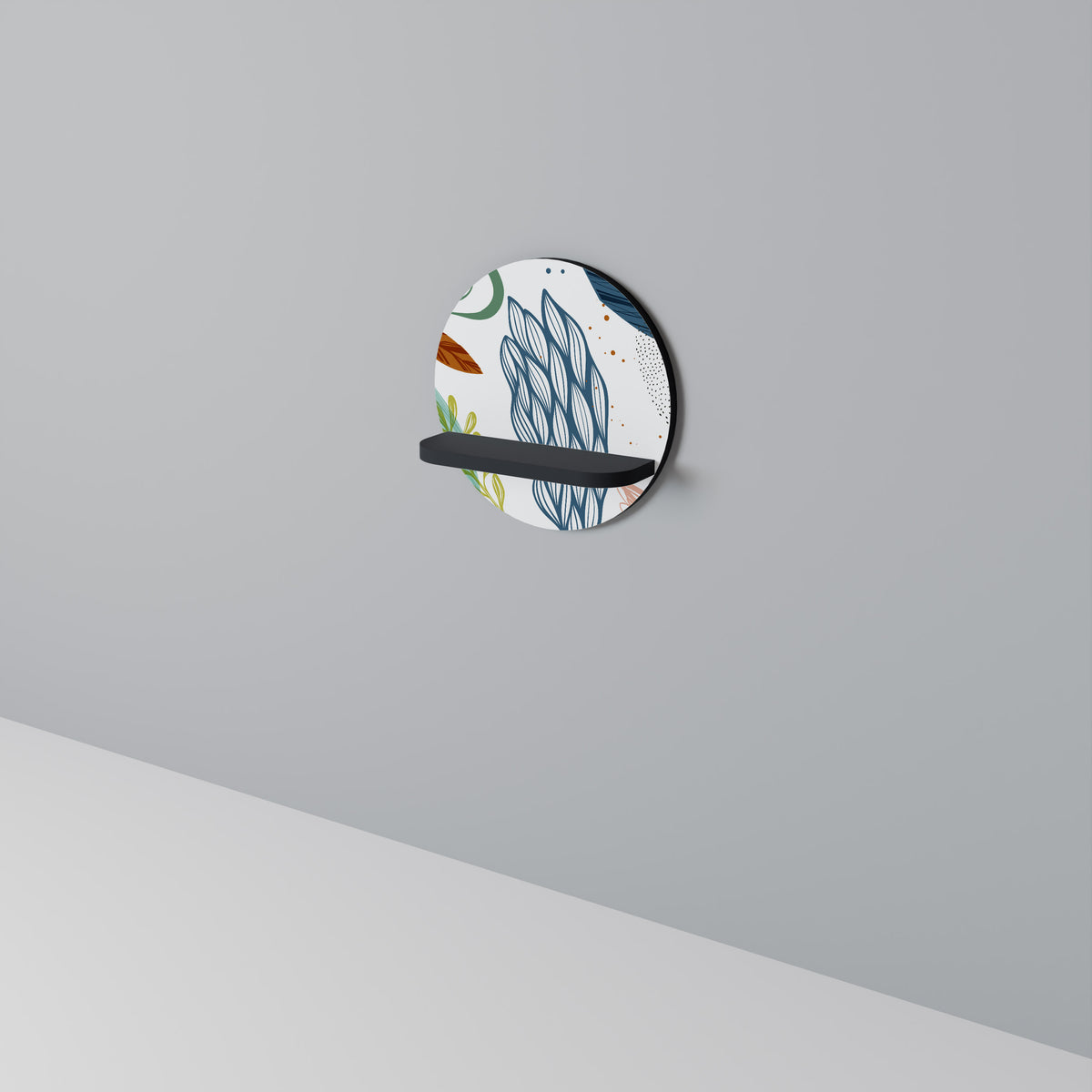 BOTANICAL HURRICANE Art Shelf