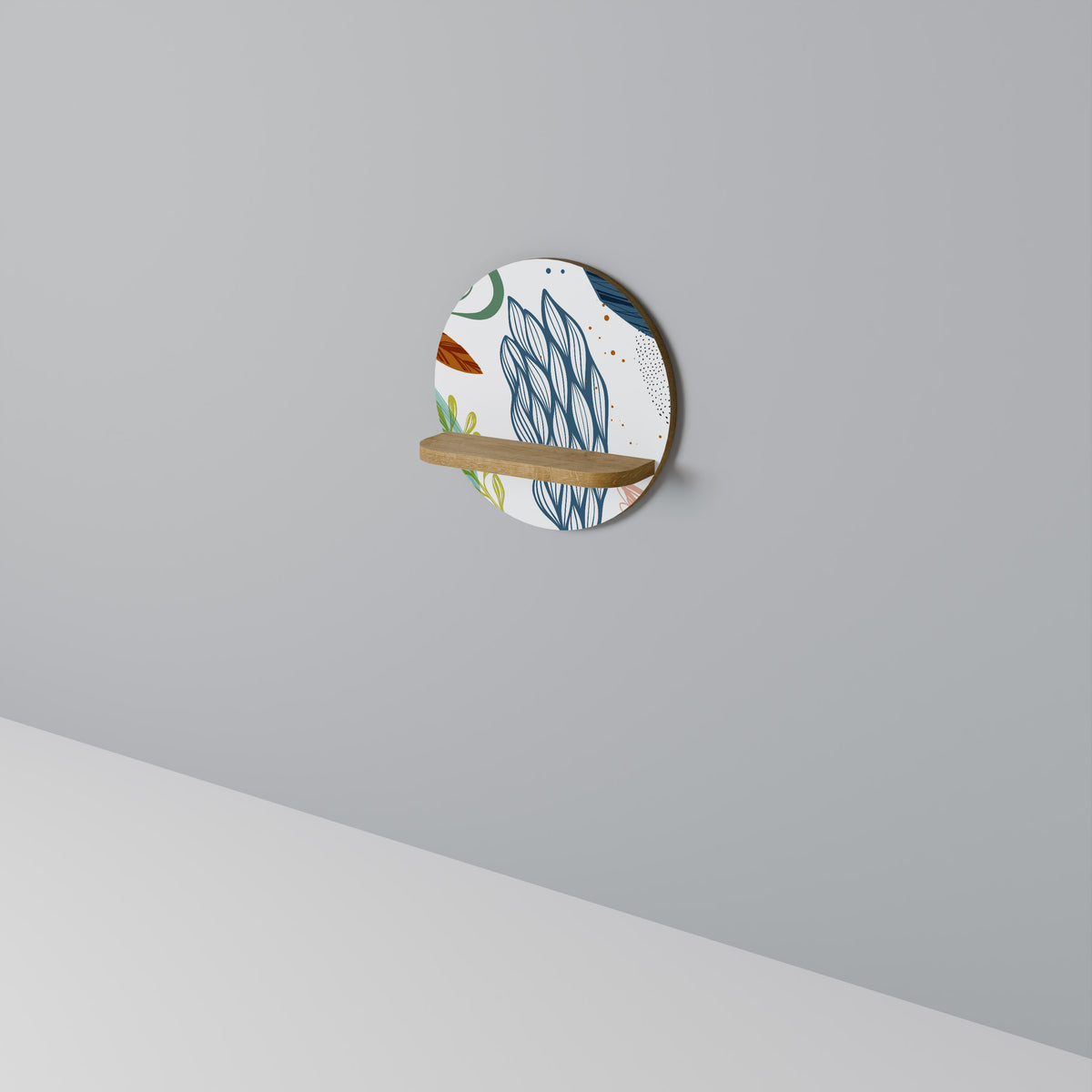 BOTANICAL HURRICANE Art Shelf