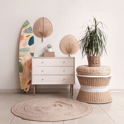 BOTANICAL HURRICANE Surfboard Decorative Panel