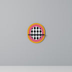 TEARS IN HEAVEN Ovales Kunstregal in Schwarz