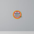 TEARS IN HEAVEN Rundes Kunstregal in Eiche-Optik