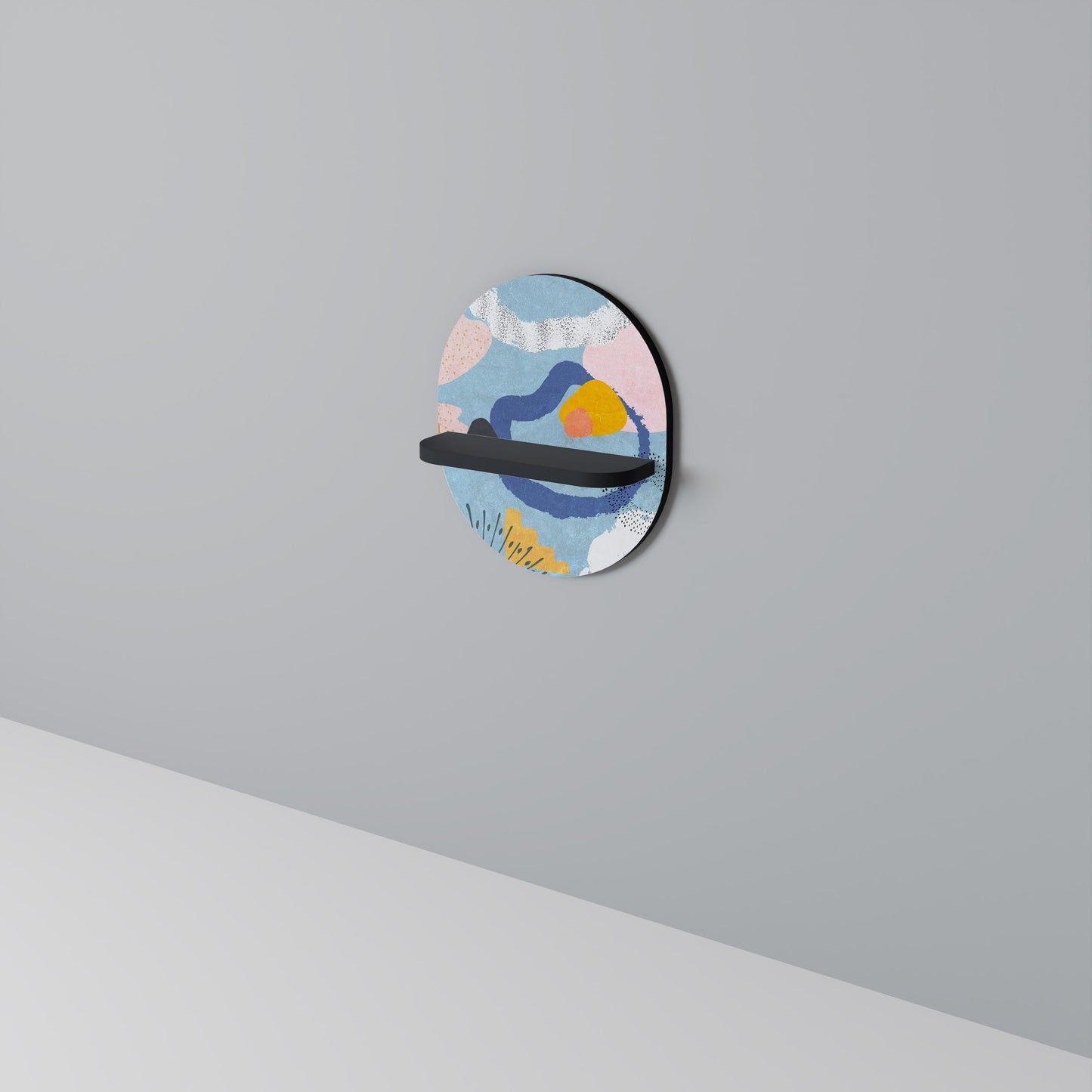 DREAMY SWIRLS Dekoratives Wandregal