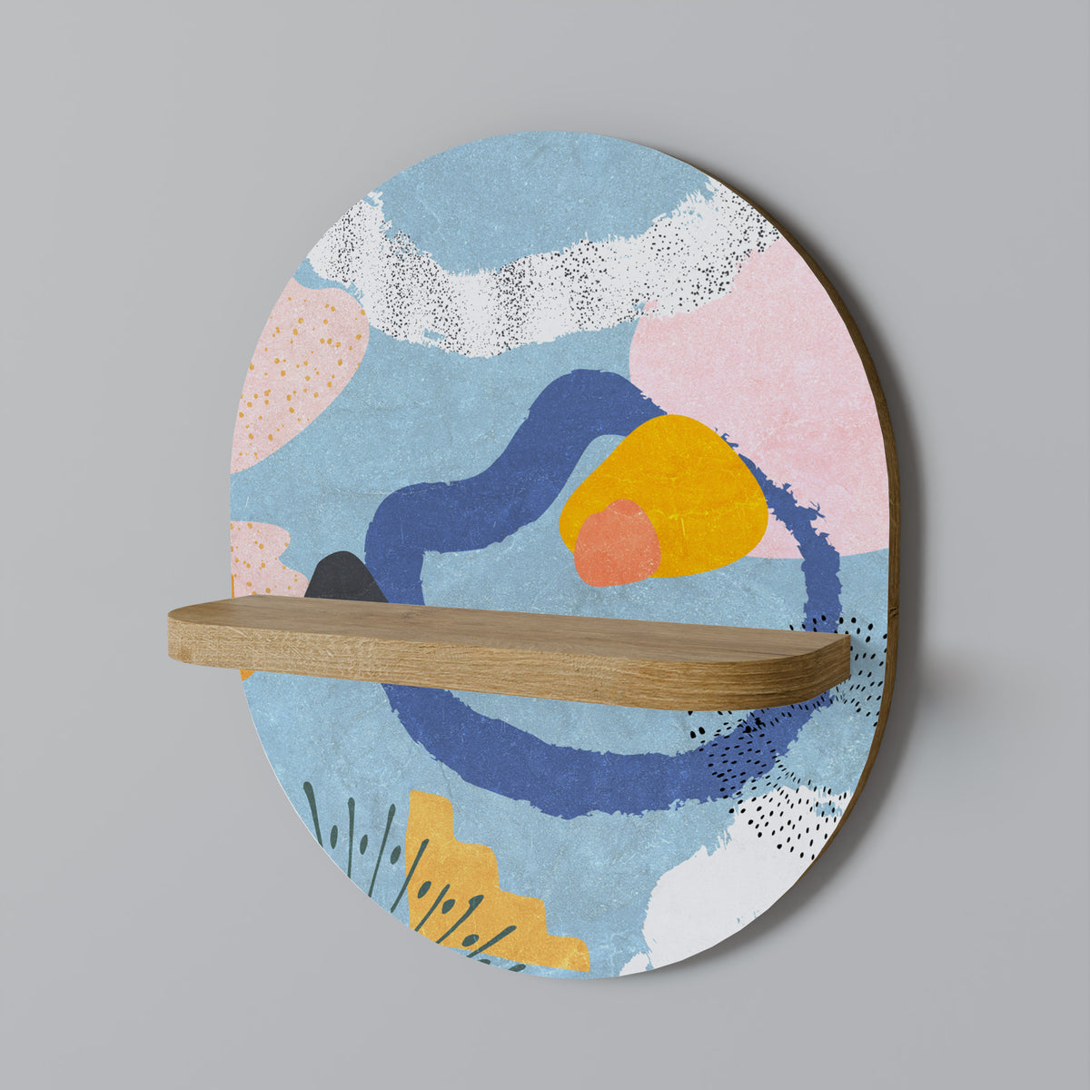 DREAMY SWIRLS Dekoratives Wandregal