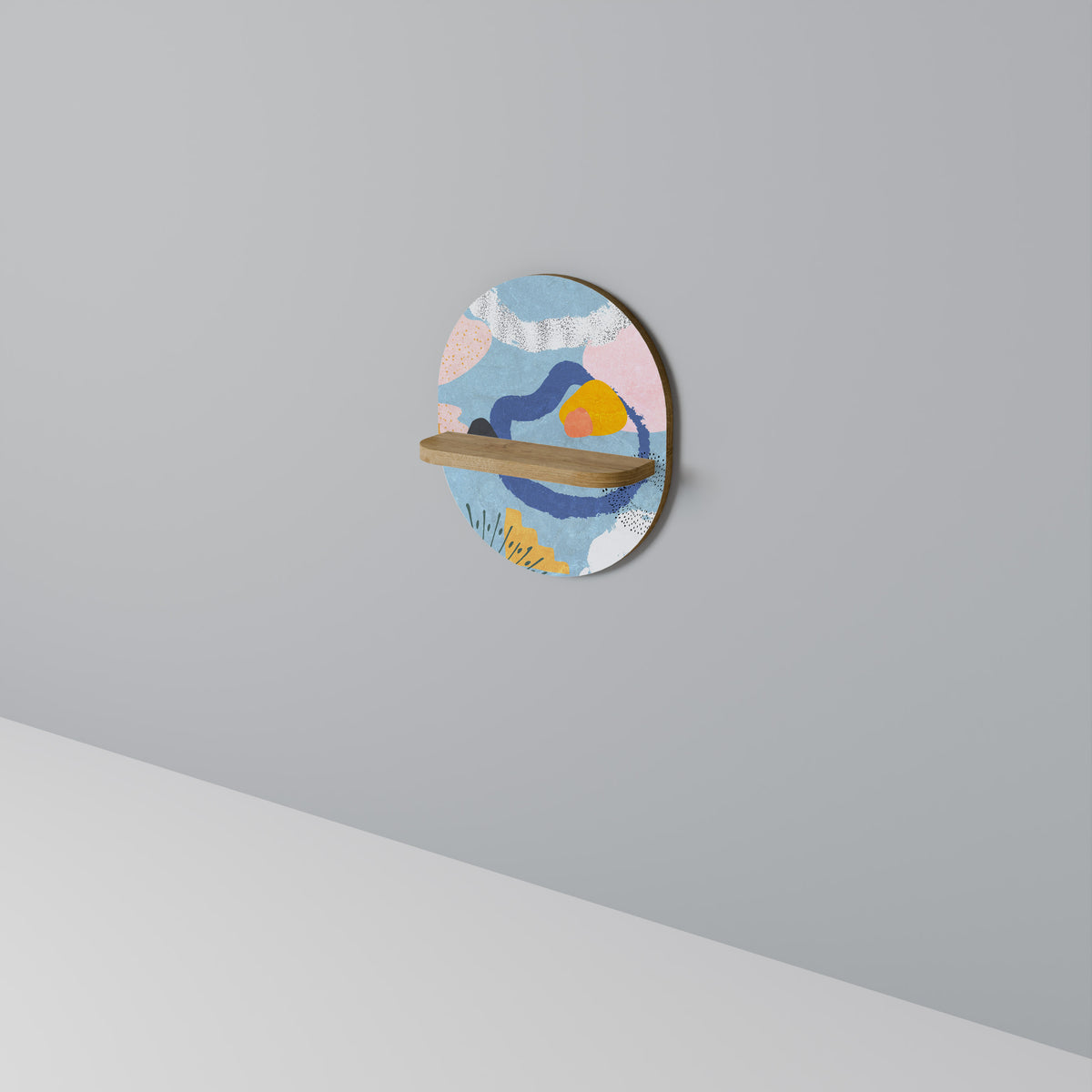 DREAMY SWIRLS Dekoratives Wandregal