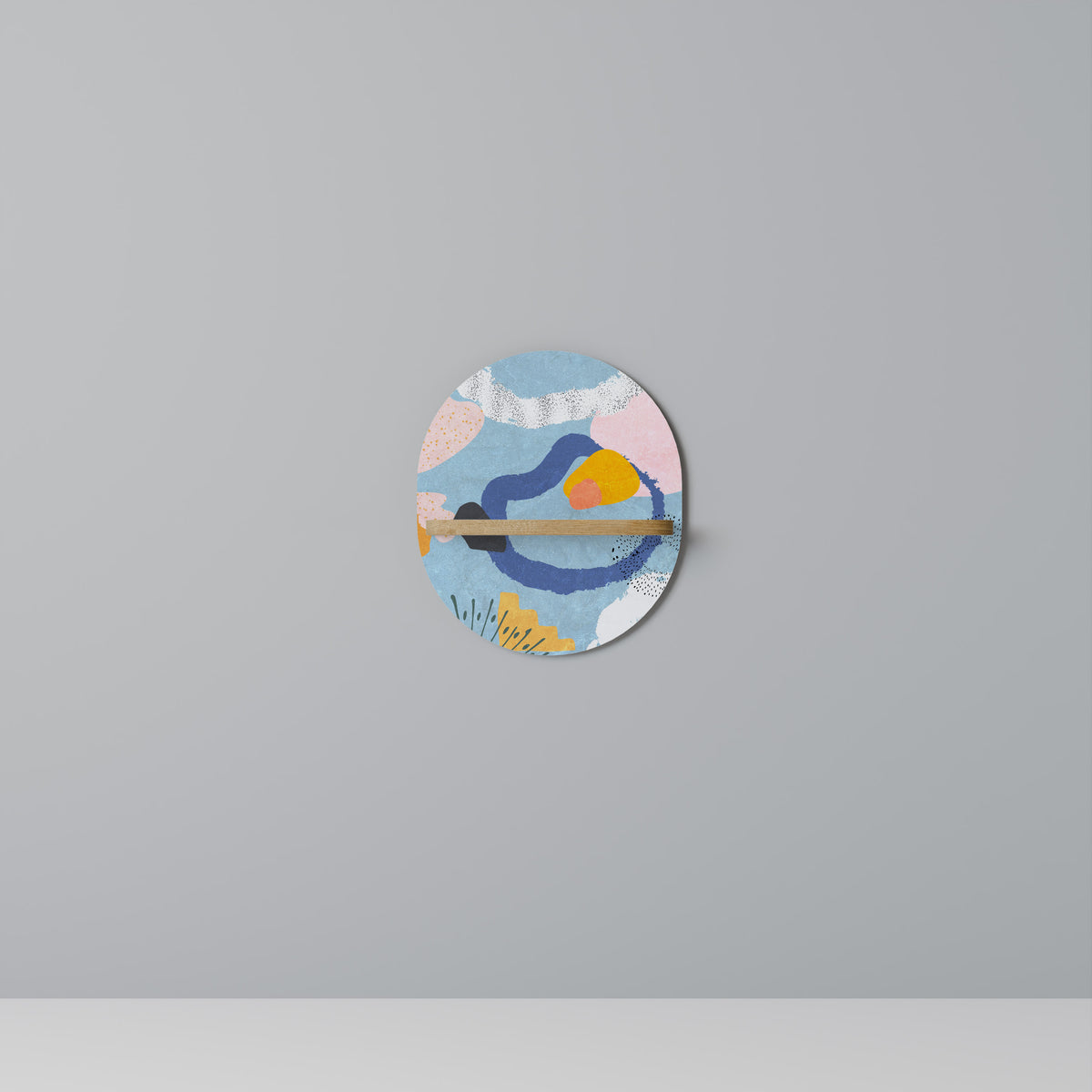 DREAMY SWIRLS Dekoratives Wandregal