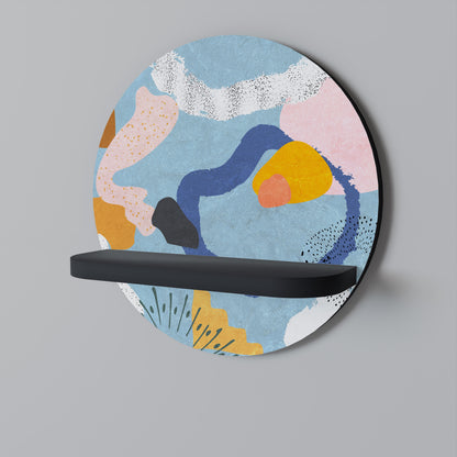 DREAMY SWIRLS Dekoratives Wandregal