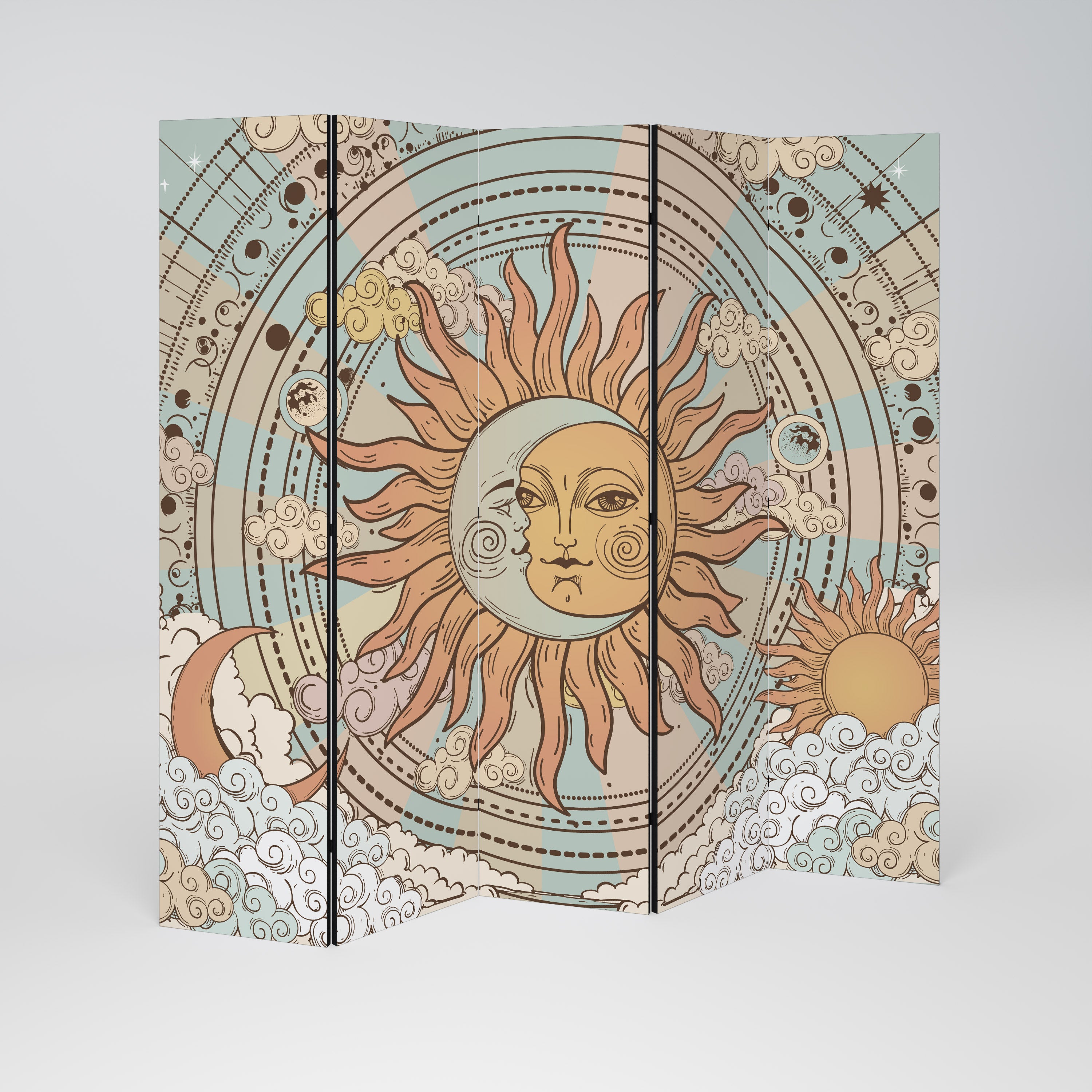 MYSTICAL STRUCTURE 5-teiliger Paravent