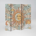 MYSTICAL STRUCTURE Dekorativer Paravent - 5-teilig