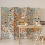 MYSTICAL STRUCTURE Dekorativer Paravent - 6-teilig