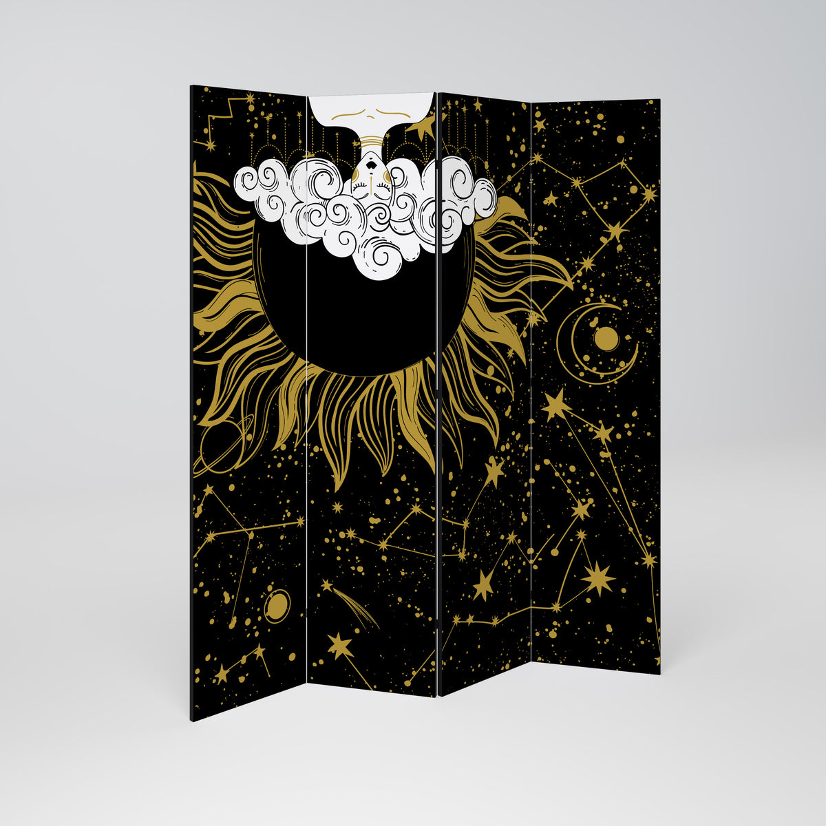 STELLAR CONSTELLATIONS 4-teiliger Paravent