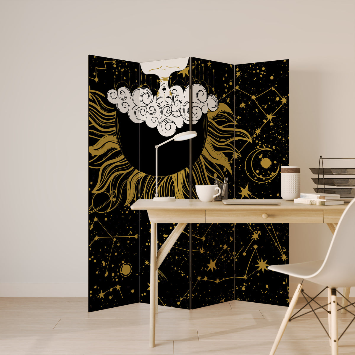 STELLAR CONSTELLATIONS 4-teiliger Paravent