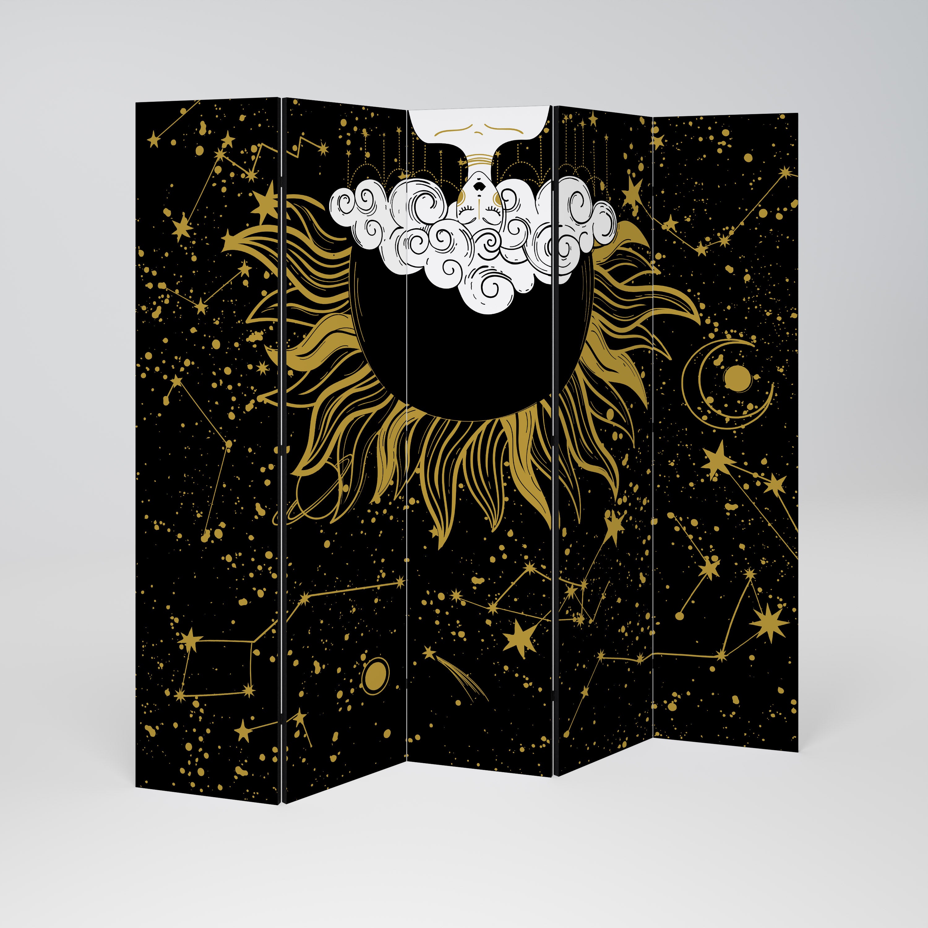 STELLAR CONSTELLATIONS 5-teiliger Paravent