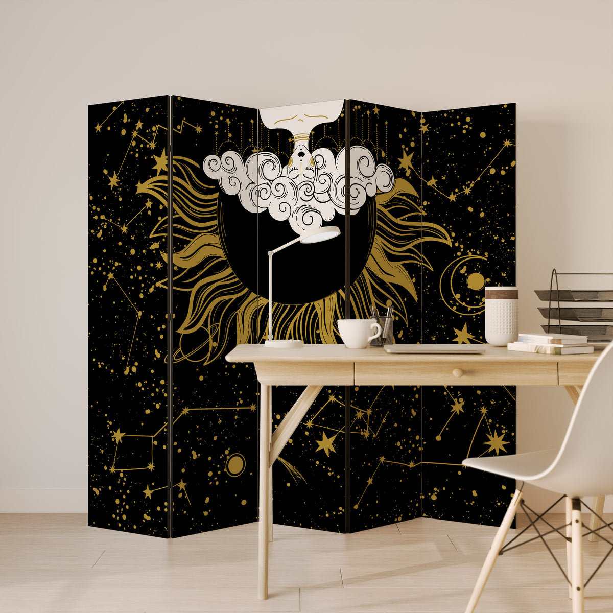 STELLAR CONSTELLATIONS 5-teiliger Paravent