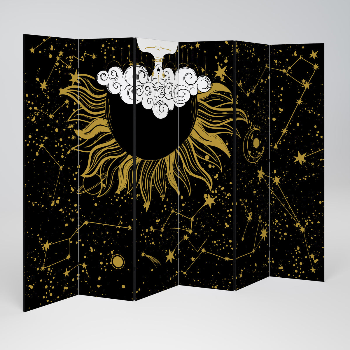 STELLAR CONSTELLATIONS 6-teiliger Paravent