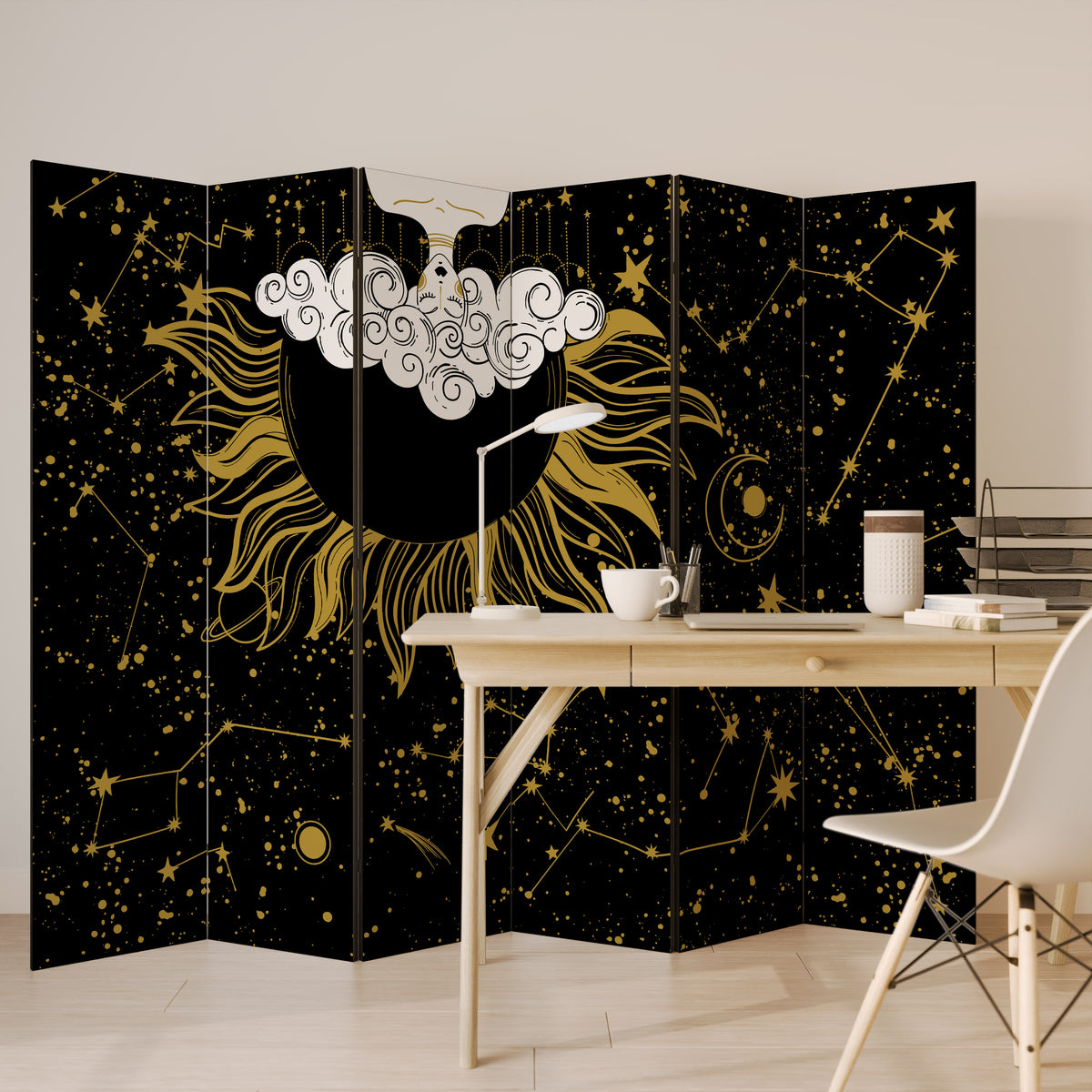 STELLAR CONSTELLATIONS 6-teiliger Paravent