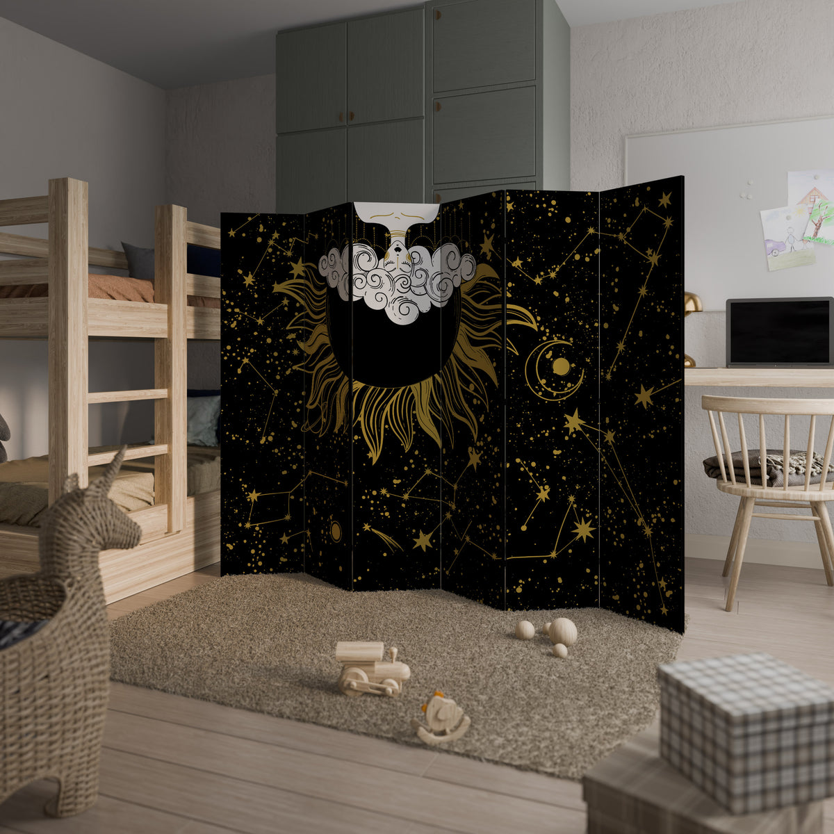 STELLAR CONSTELLATIONS 6-teiliger Paravent