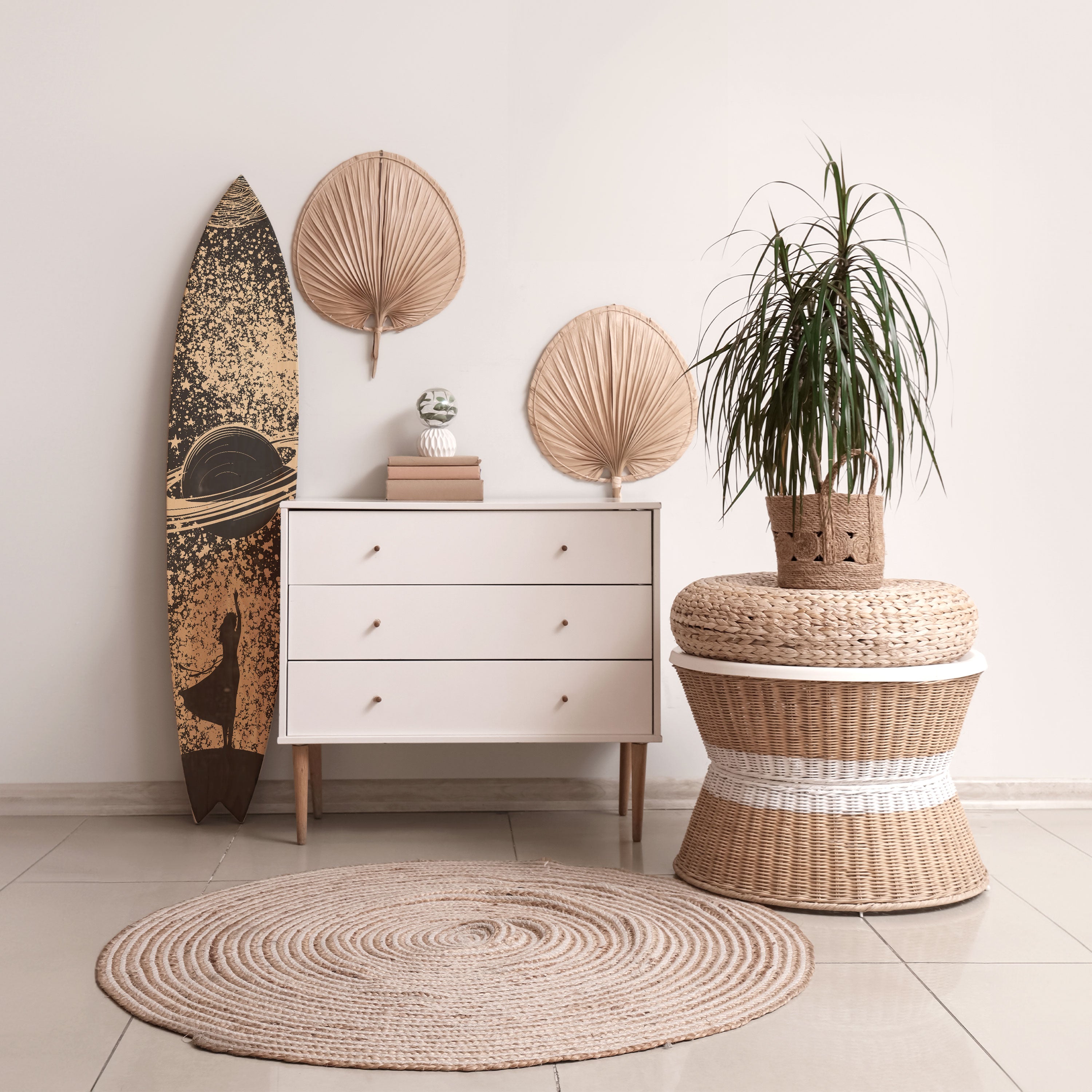 BRILLIANT UNIVERSE Deko-Surfboard