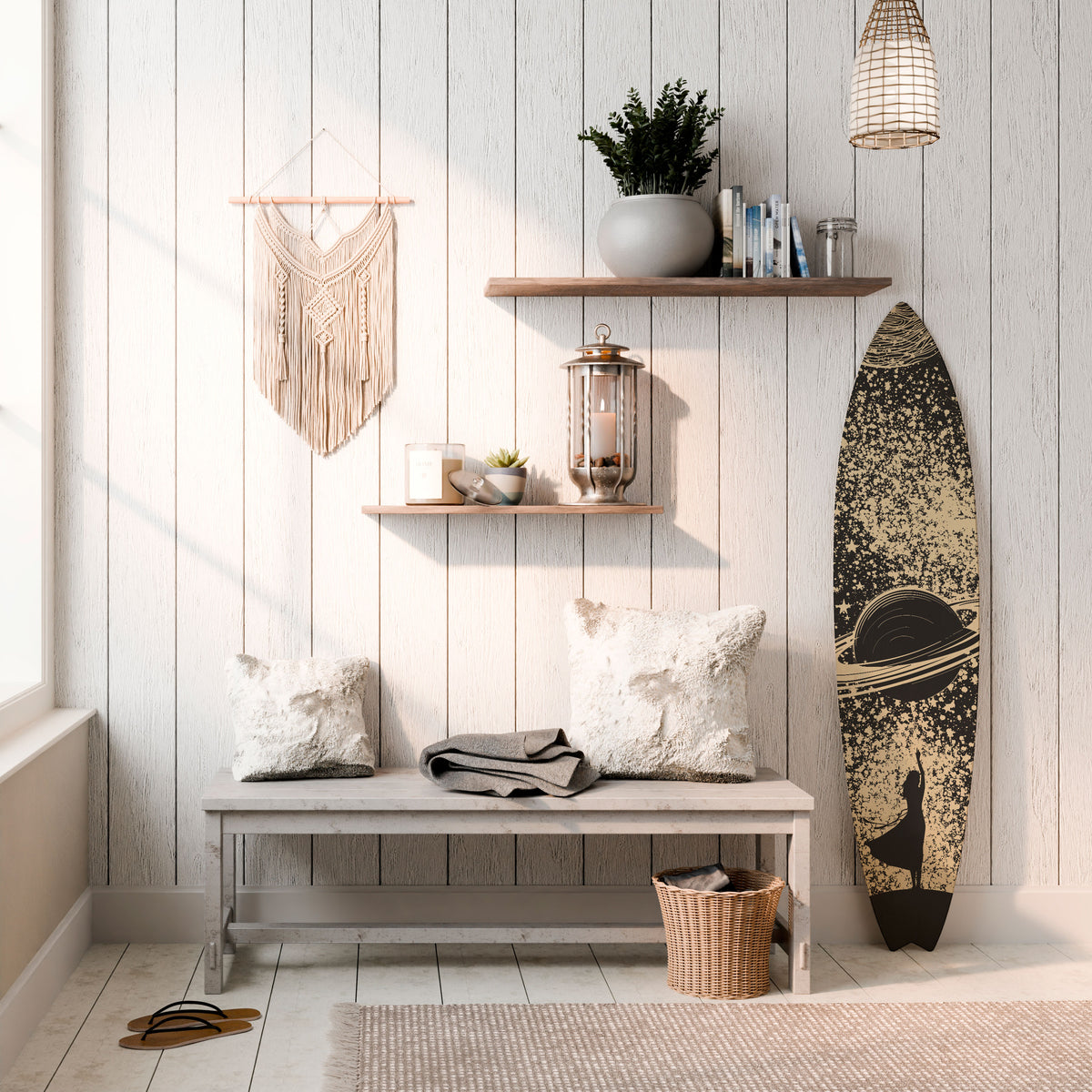 BRILLIANT UNIVERSE Deko-Surfboard