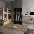 COLLAGE OF RECTANGLES Dekorativer Paravent - 3-teilig