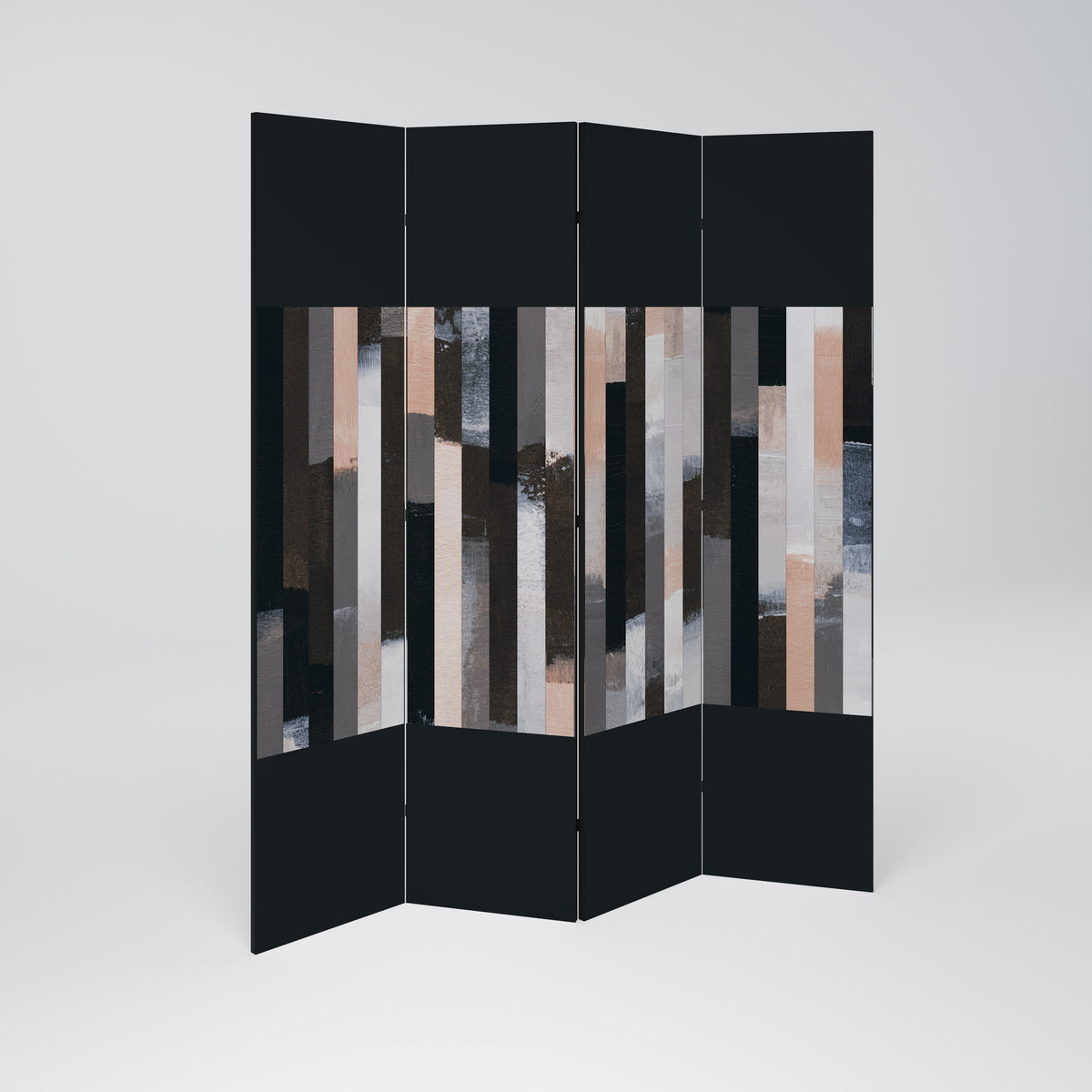 COLLAGE OF RECTANGLES 4-teiliger Paravent