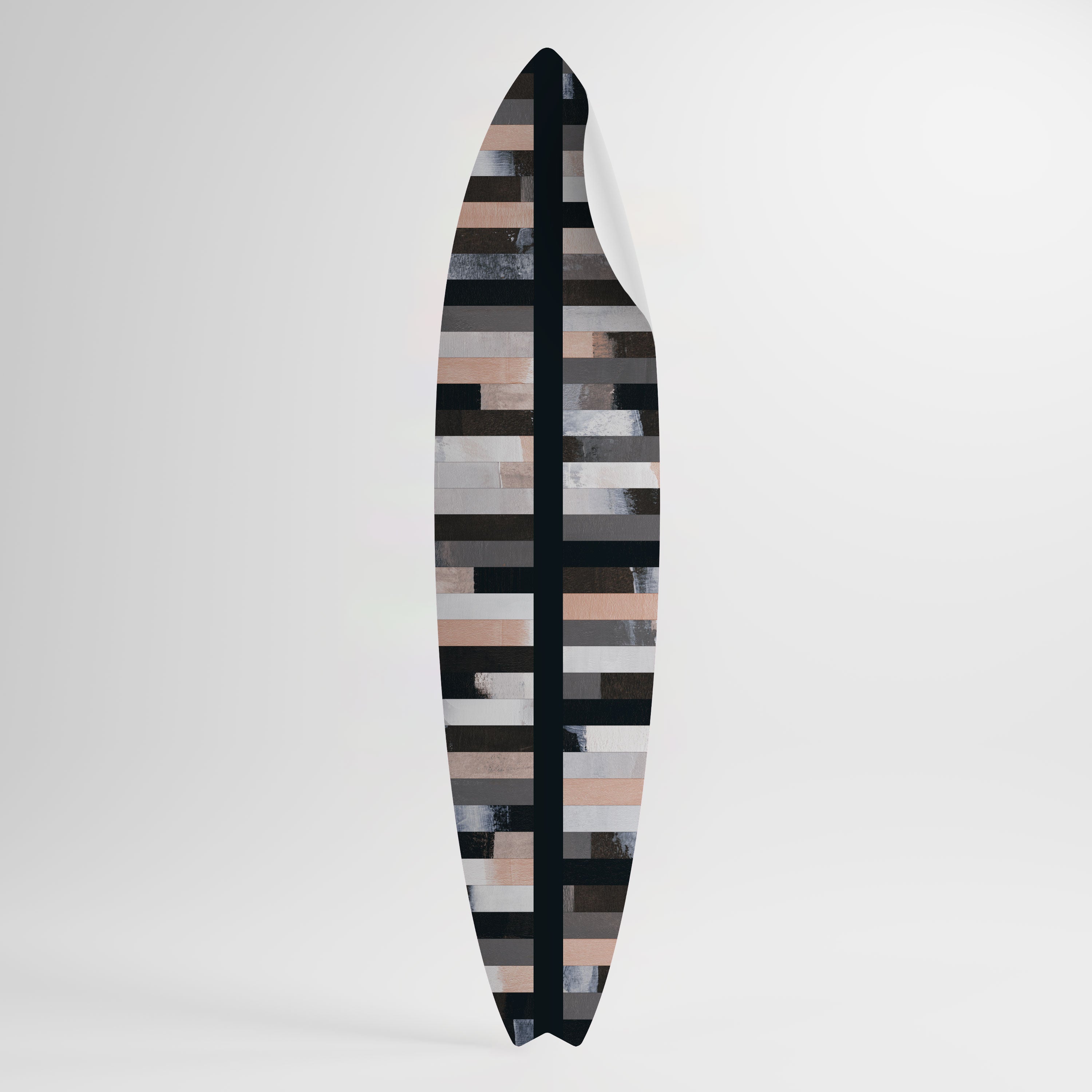 COLLAGE OF RECTANGLES Peel and Stick Surfboard Sticker