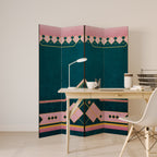 ROYAL COMPOSITION Dekorativer Paravent - 4-teilig