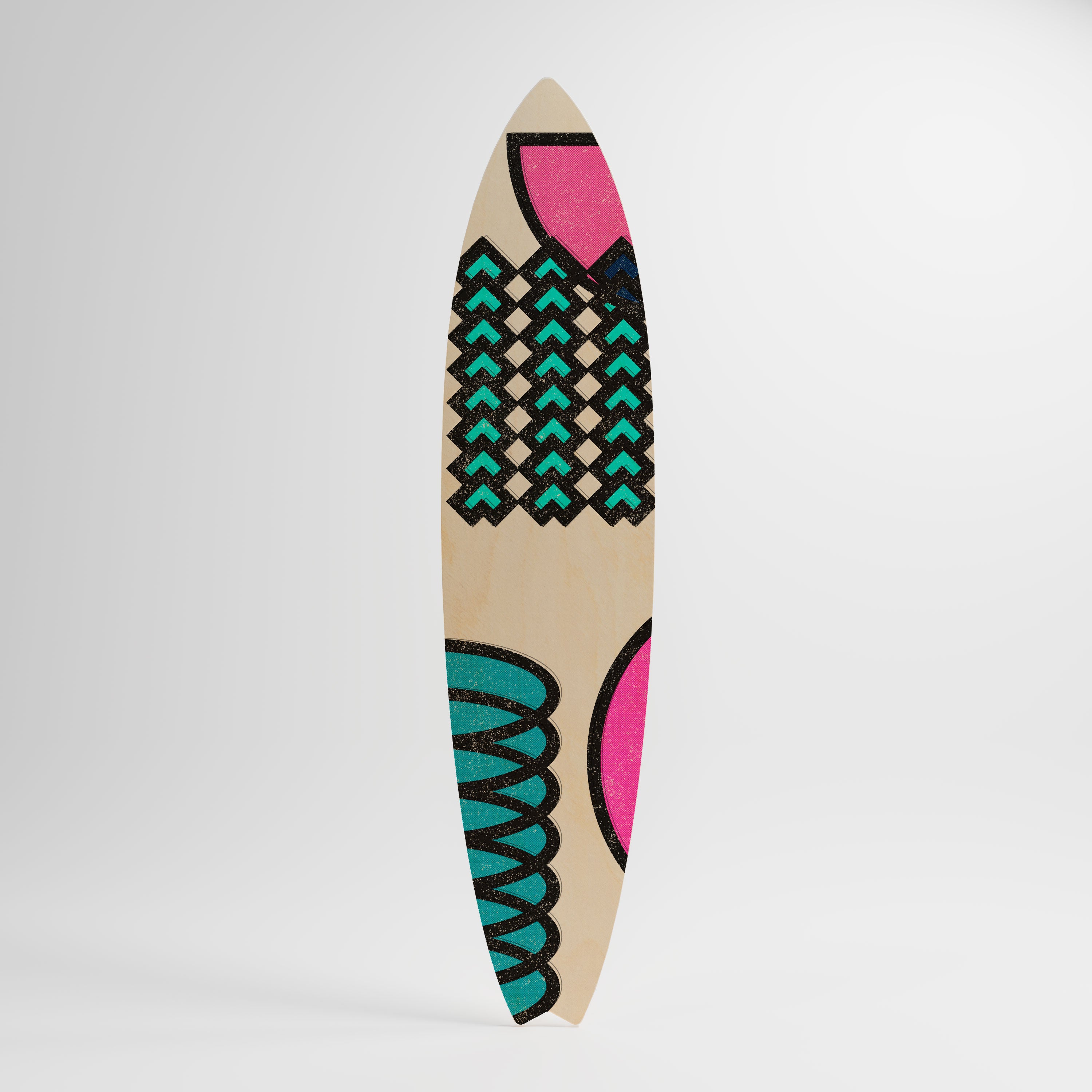 GEOMETRIC RHAPSODY Deko-Surfboard