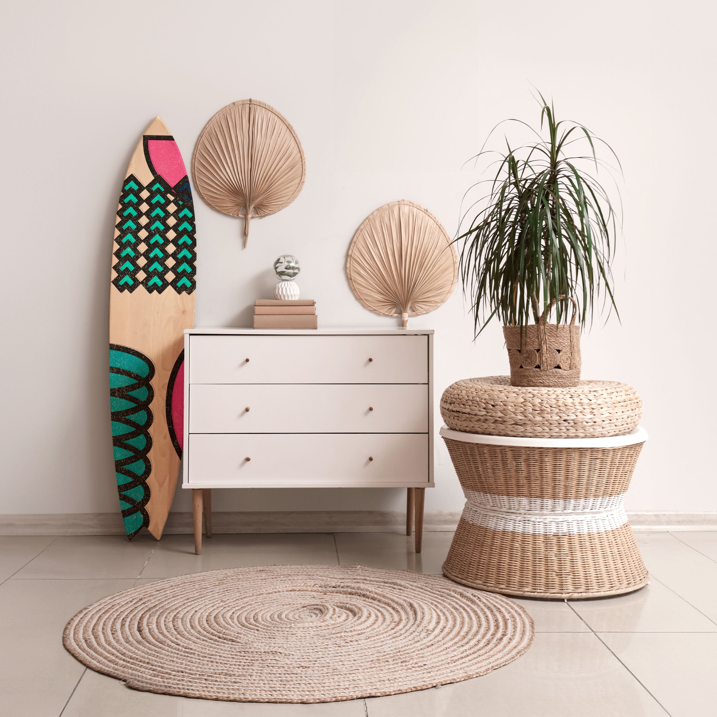 GEOMETRIC RHAPSODY Deko-Surfboard