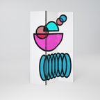 GEOMETRIC RHAPSODY Dekorativer Paravent - 3-teilig