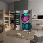 GEOMETRIC RHAPSODY 5-teiliger Paravent