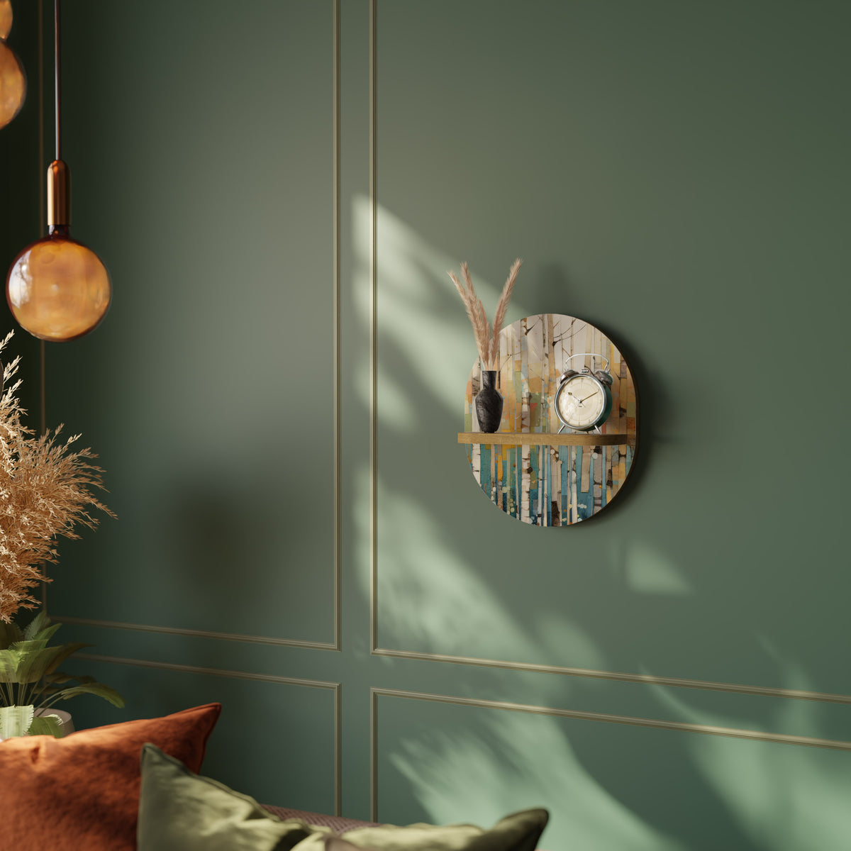 BIRCH KALEIDOSCOPE Art Shelf