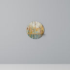 BIRCH KALEIDOSCOPE Rundes Kunstregal in Eiche-Optik