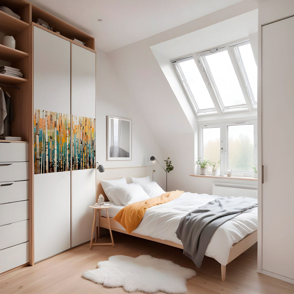 BIRCH KALEIDOSCOPE Selbstklebendes Horizontal-Poster