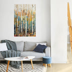 BIRCH KALEIDOSCOPE Selbstklebendes Poster - Hochformat