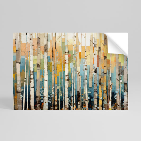 BIRCH KALEIDOSCOPE Selbstklebendes Horizontal-Poster