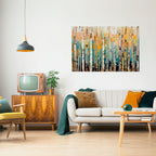 BIRCH KALEIDOSCOPE Selbstklebendes Horizontal-Poster