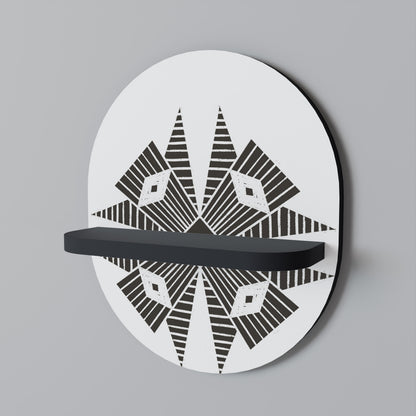 MONOCHROME NEXUS Dekoratives Wandregal