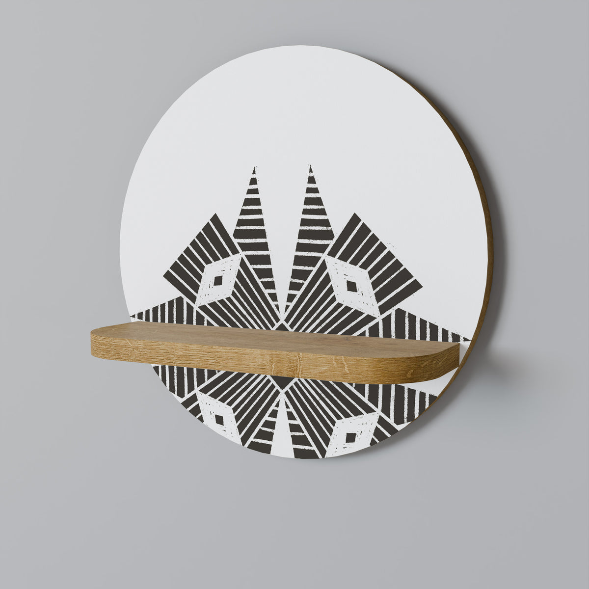 MONOCHROME NEXUS Dekoratives Wandregal