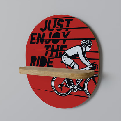 ENJOY THE RIDE Dekoratives Wandregal