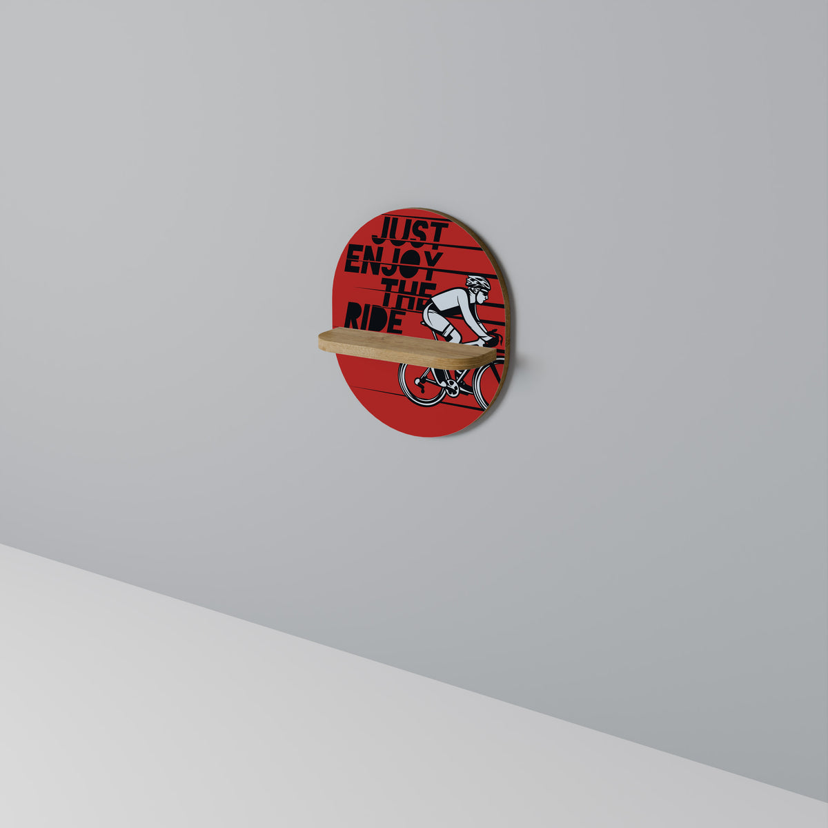 ENJOY THE RIDE Dekoratives Wandregal