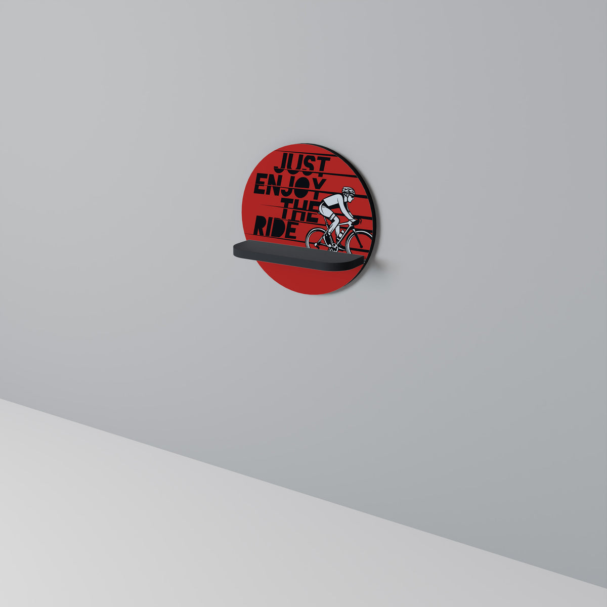 ENJOY THE RIDE Dekoratives Wandregal