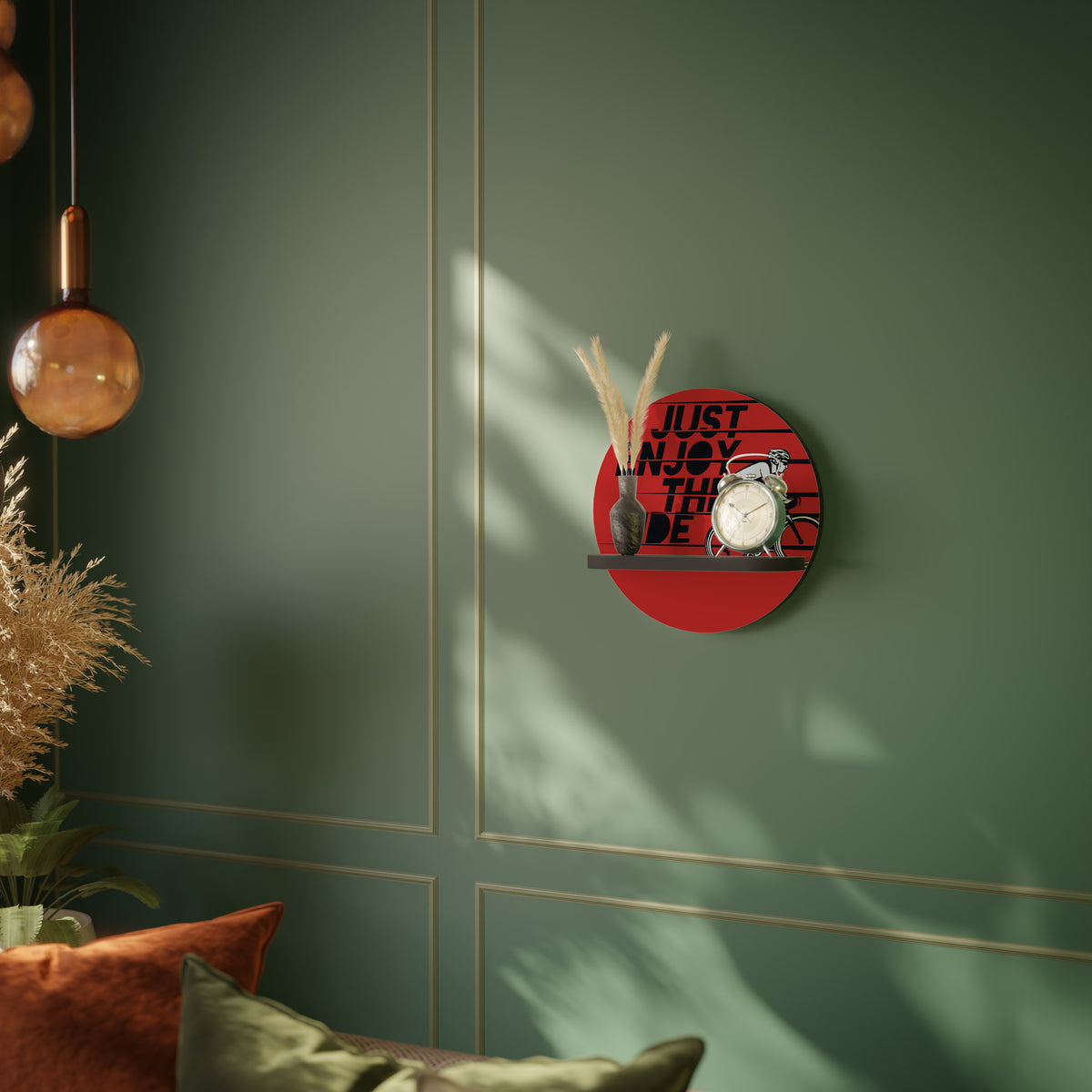 ENJOY THE RIDE Art Shelf