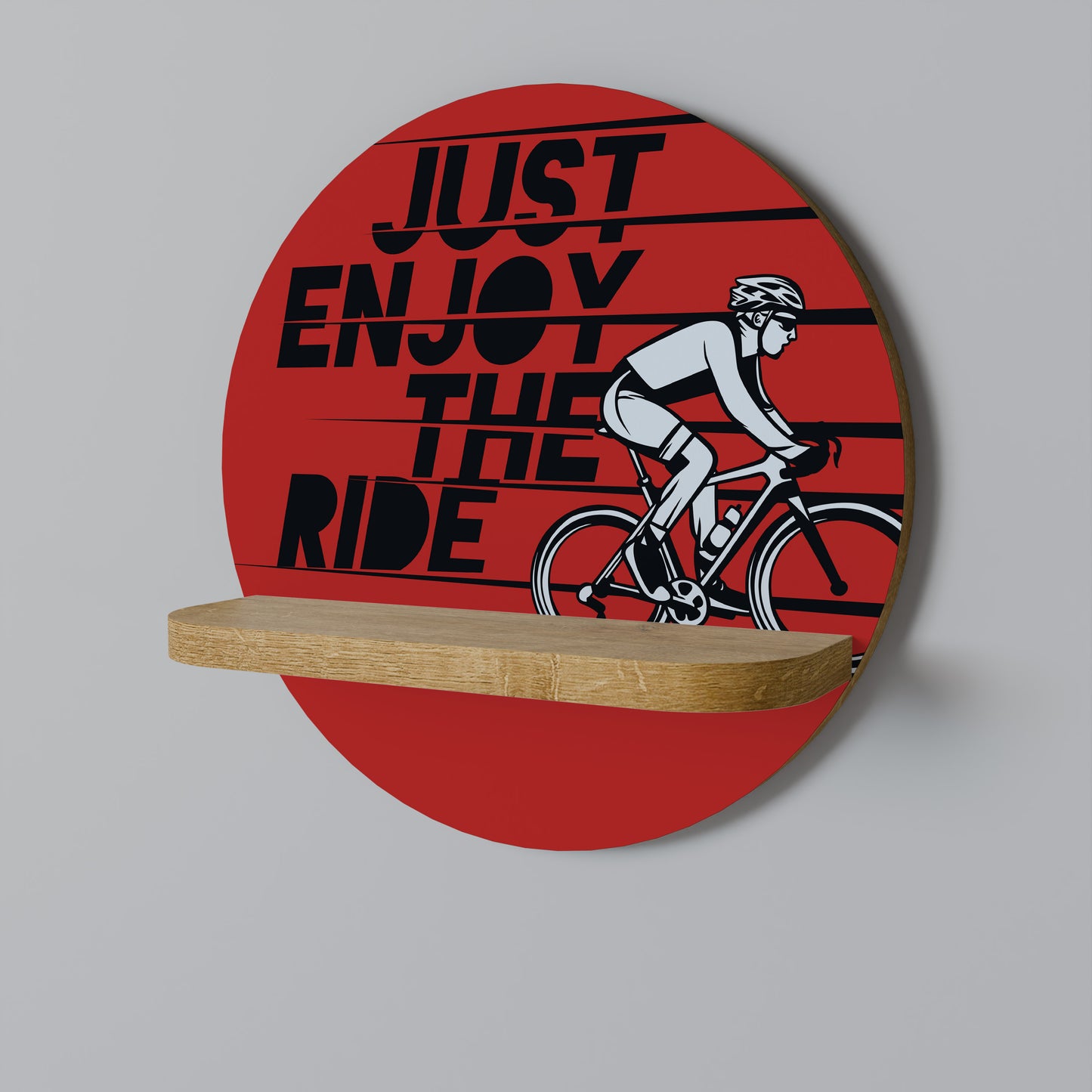 ENJOY THE RIDE Dekoratives Wandregal