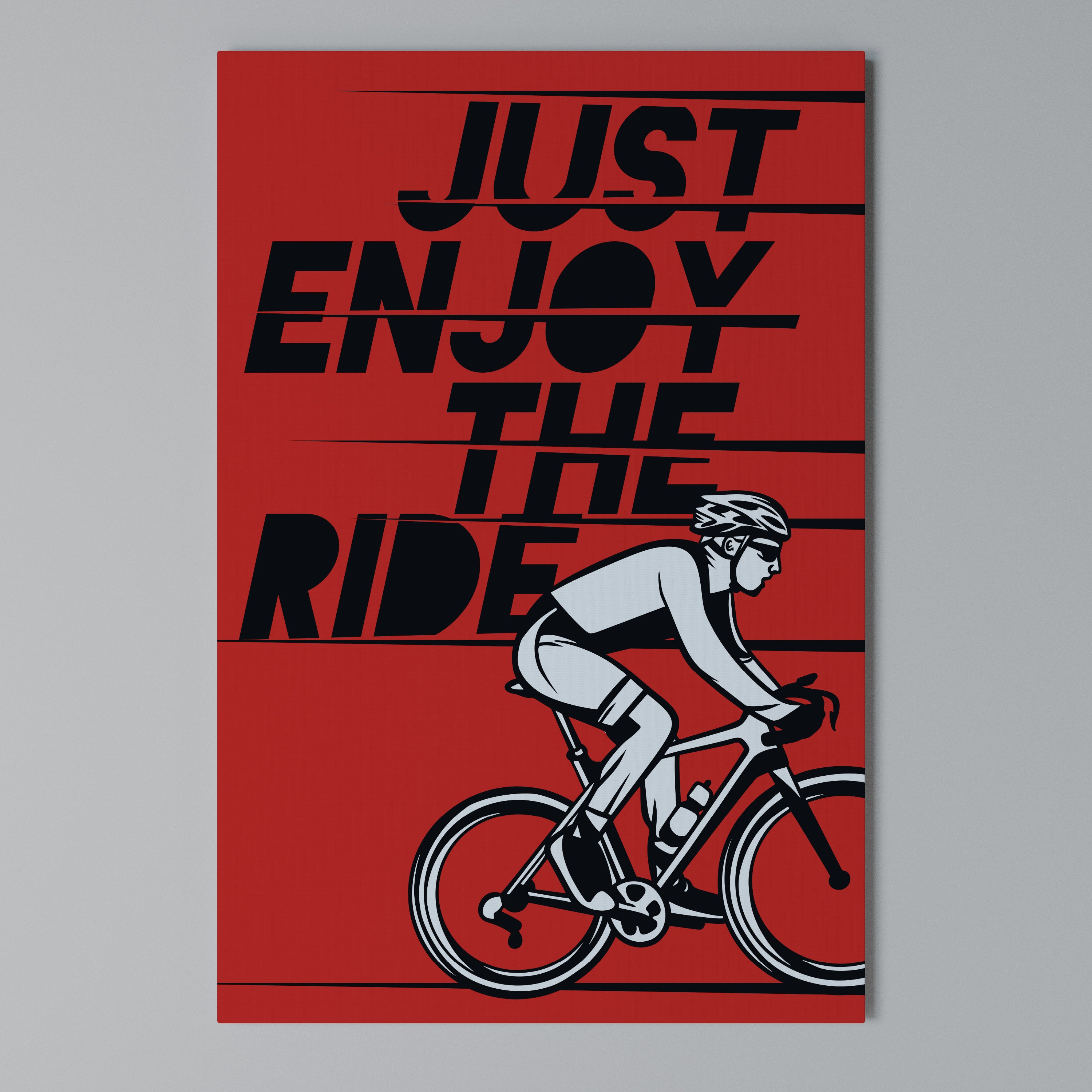 ENJOY THE RIDE Vertical Canvas Print