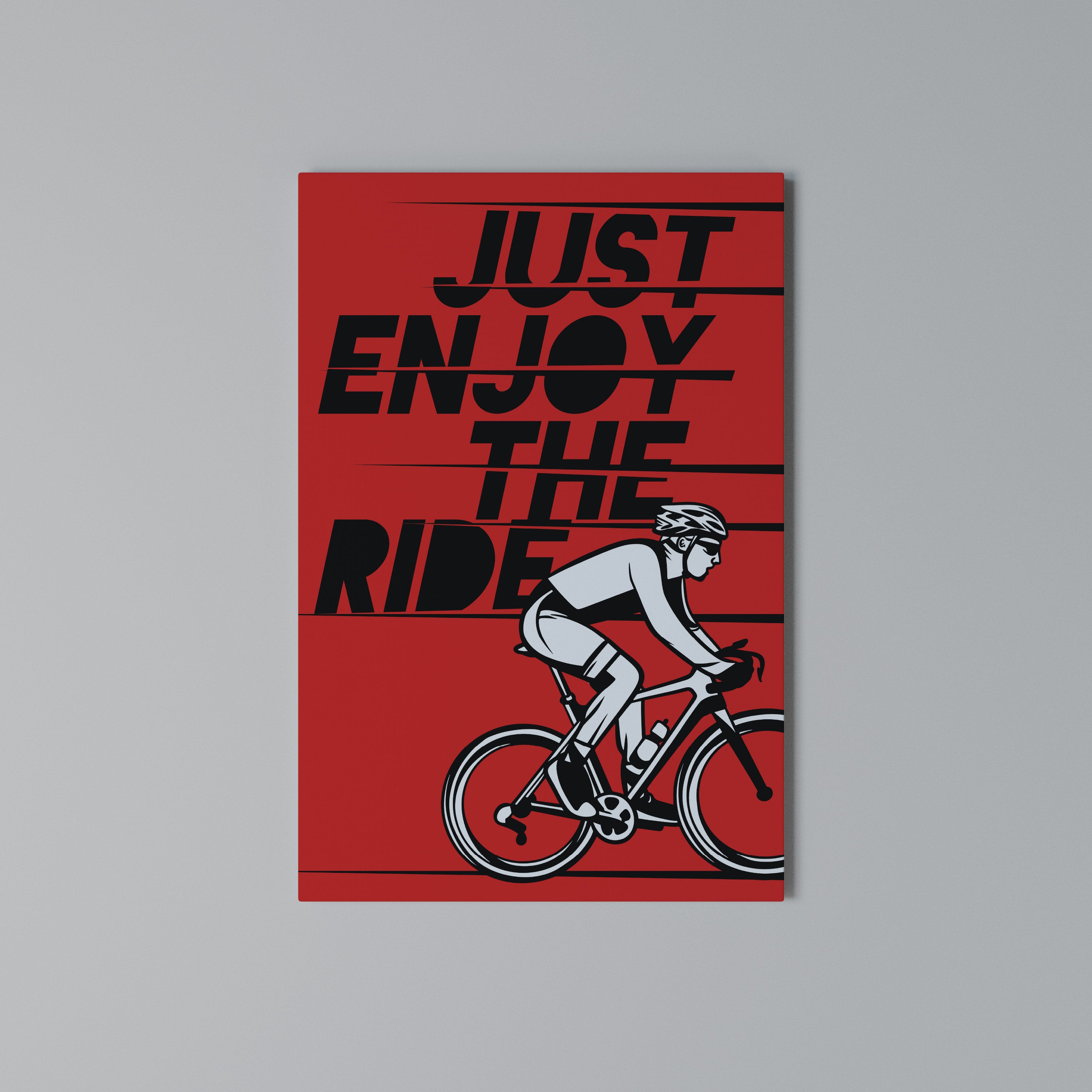 ENJOY THE RIDE Vertical Canvas Print